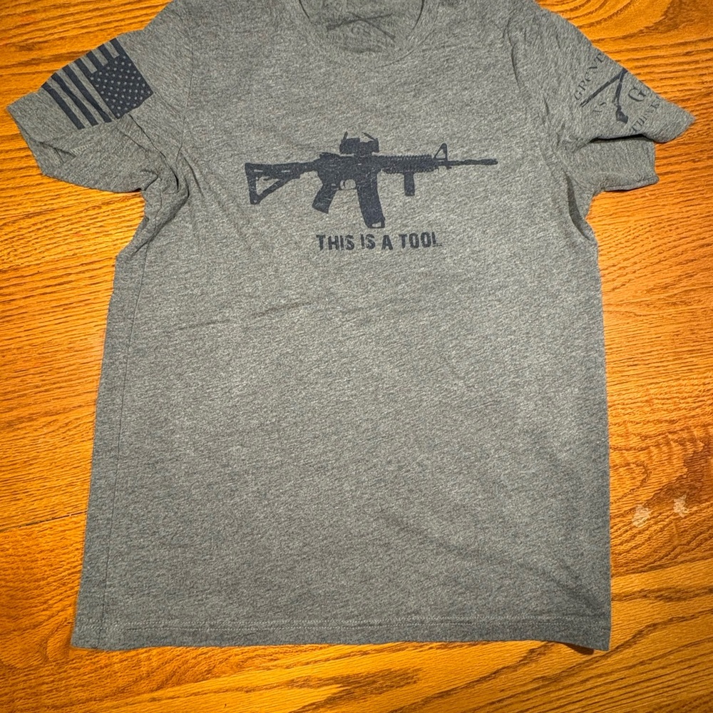 Grunt Style Gray Graphic Tee
